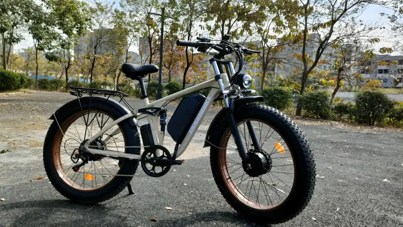 Zgeer F1 2000W Fat Tire E-Bike – 48V, Dual Battery, Full Suspension