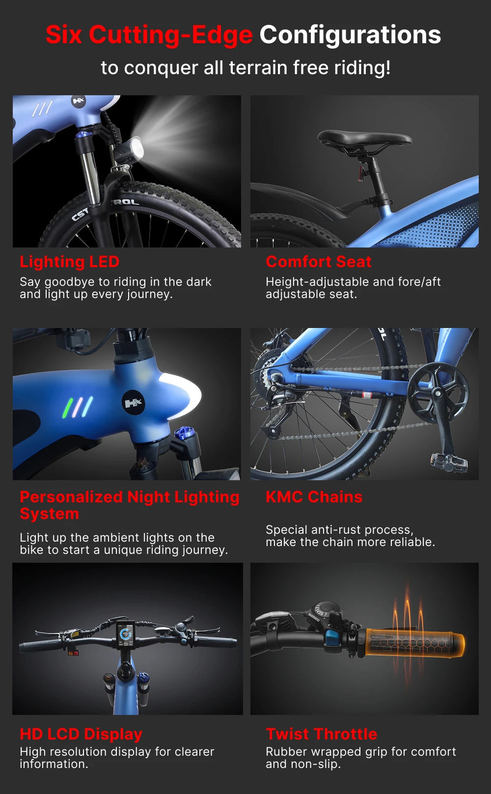 2000W Electric Mountain Bike – 57KM/H