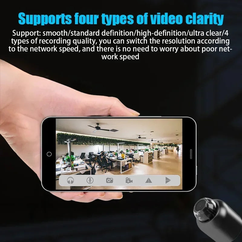 Mini WiFi 1080P Security Camera – Night Vision & Motion Detection