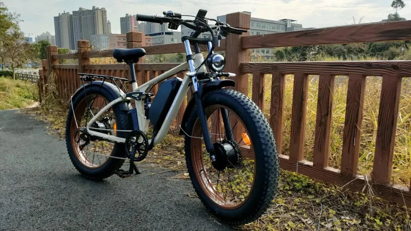 Zgeer F1 2000W Fat Tire E-Bike – 48V, Dual Battery, Full Suspension
