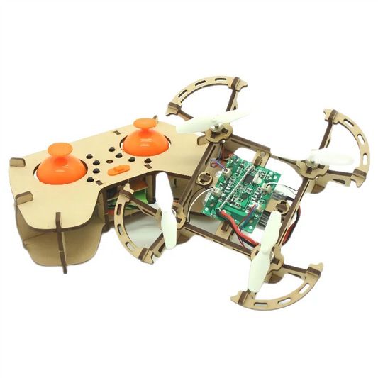 Wooden Drone  DIY kit， Wooden assembled  Remote control toy，fixed kit，Remote Controlled Toys，diy kit，toy，Interesting toys