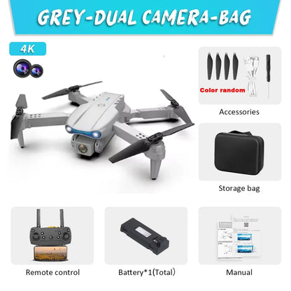 E99Pro 4K Dual-Camera Foldable Drone with WiFi FPV