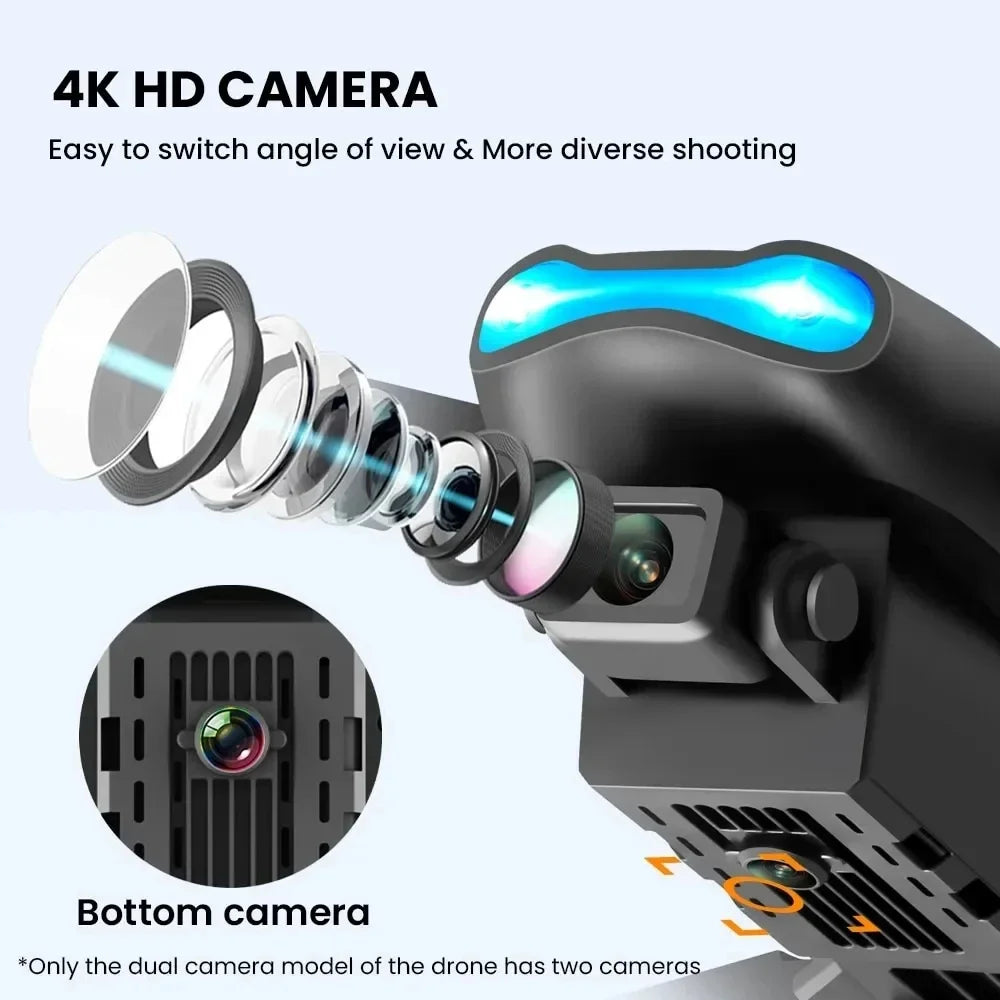 E99Pro 4K Dual-Camera Foldable Drone with WiFi FPV
