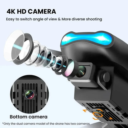 E99Pro 4K Dual-Camera Foldable Drone with WiFi FPV