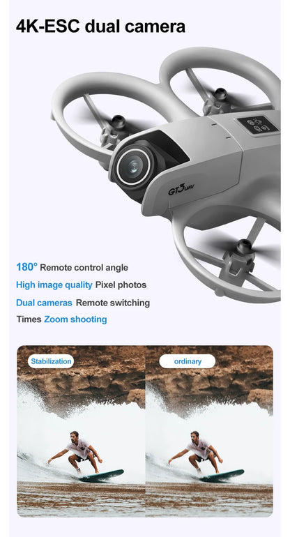 GT3 Mini Drone with 8K Camera & Optical Flow – Beginner Friendly