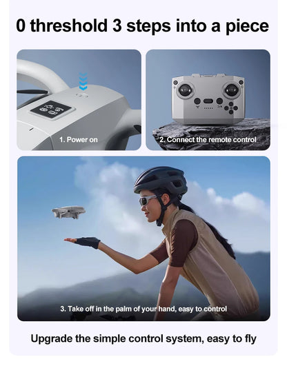 GT3 Mini Drone with 8K Camera & Optical Flow – Beginner Friendly