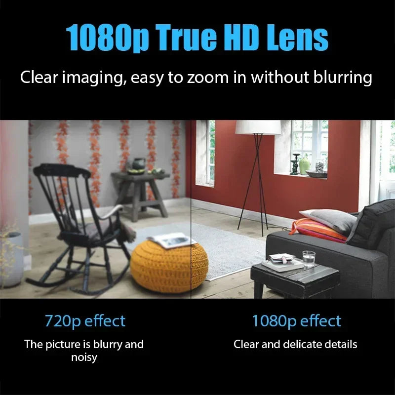 Mini WiFi 1080P Security Camera – Night Vision & Motion Detection