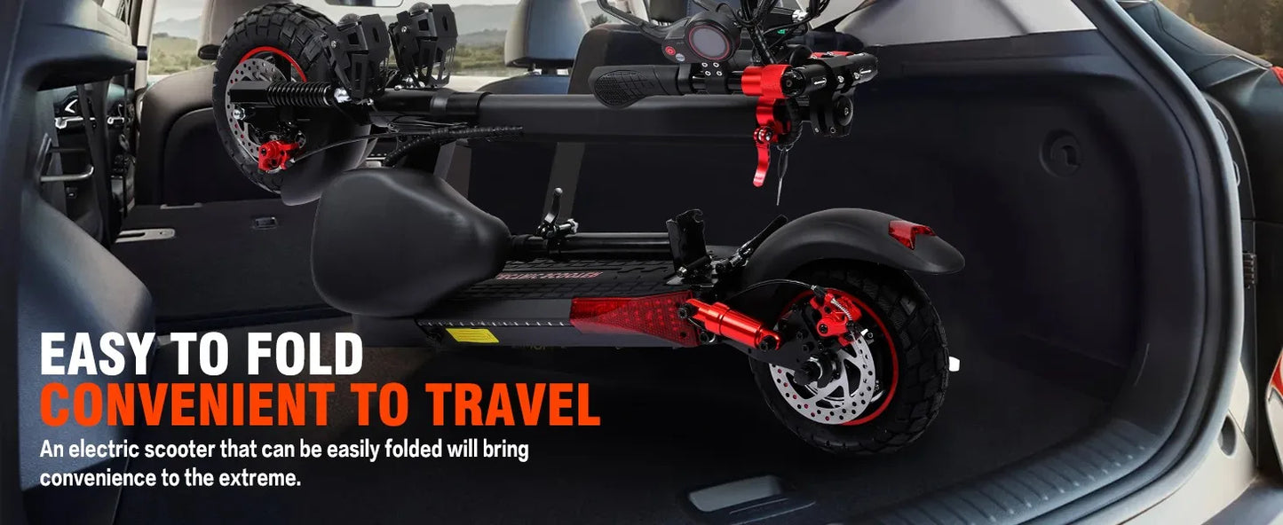 J01 Foldable E-Scooter – 800W, 48V, 10” Off-Road Tires