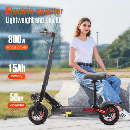 J01 Foldable E-Scooter – 800W, 48V, 10” Off-Road Tires