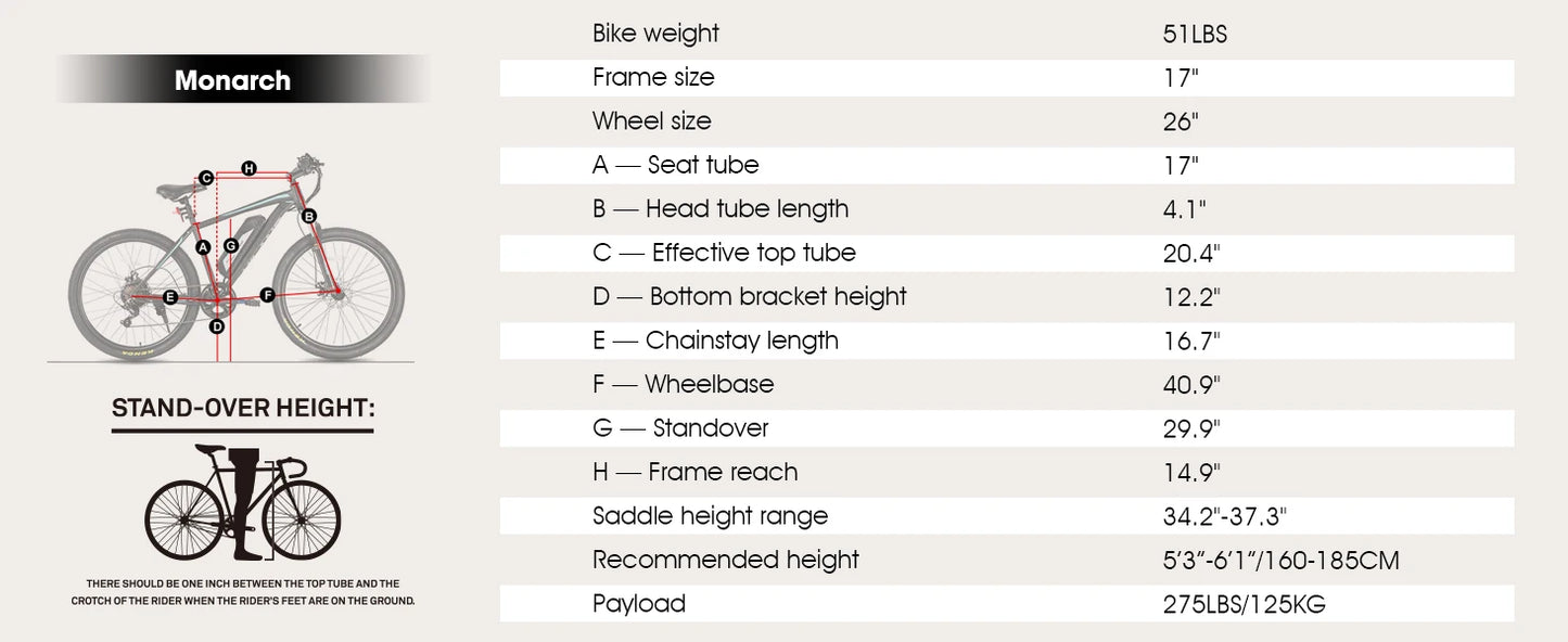 HILAND 500W 26" Electric Mountain Bike – 36V, 7-Speed, 20MPH