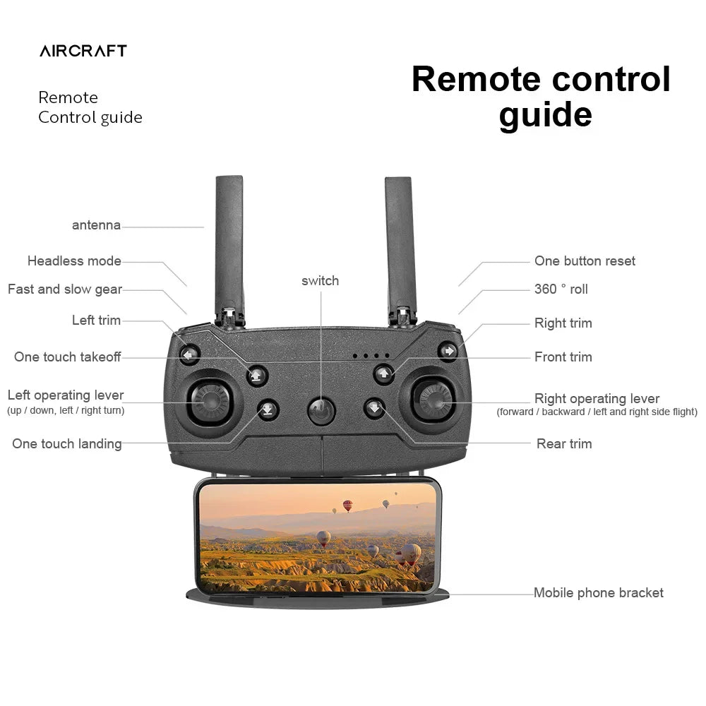 E99Pro 4K Dual-Camera Foldable Drone with WiFi FPV
