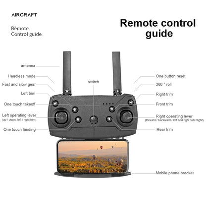 E99Pro 4K Dual-Camera Foldable Drone with WiFi FPV