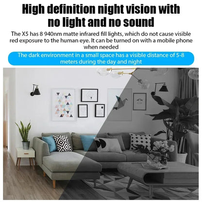 Mini WiFi 1080P Security Camera – Night Vision & Motion Detection