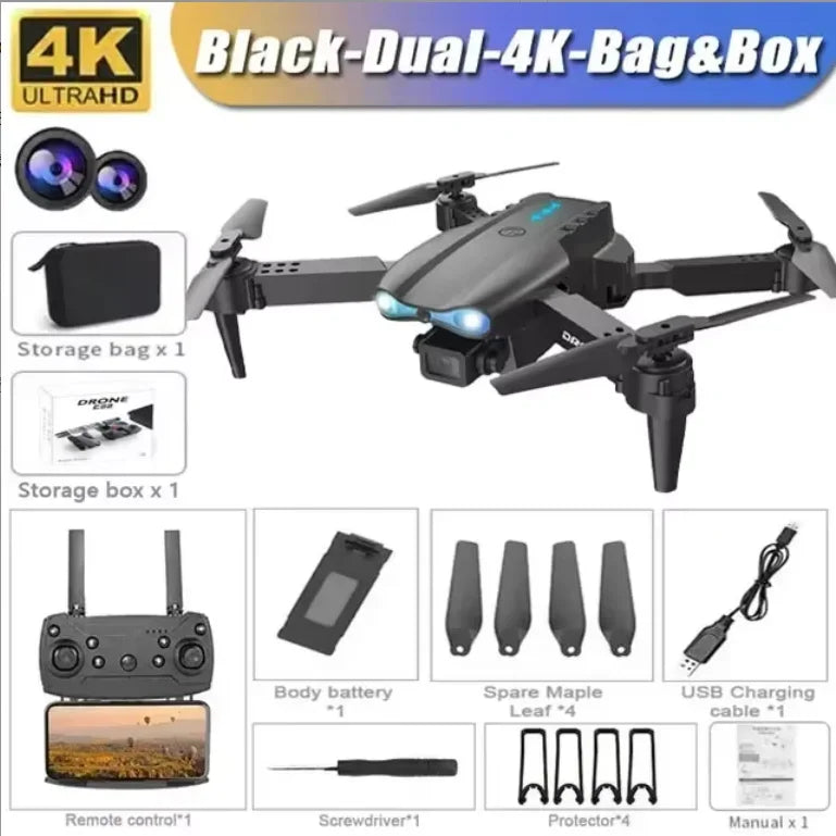 E99Pro 4K Dual-Camera Foldable Drone with WiFi FPV