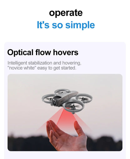 GT3 Mini Drone with 8K Camera & Optical Flow – Beginner Friendly