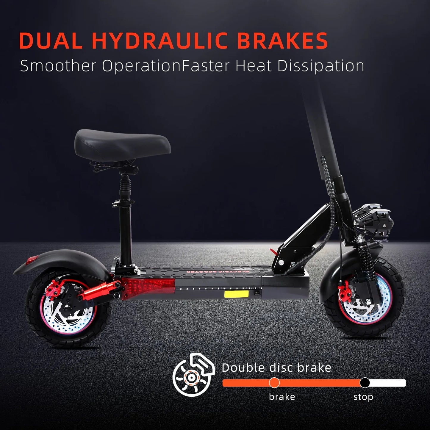 J01 Foldable E-Scooter – 800W, 48V, 10” Off-Road Tires