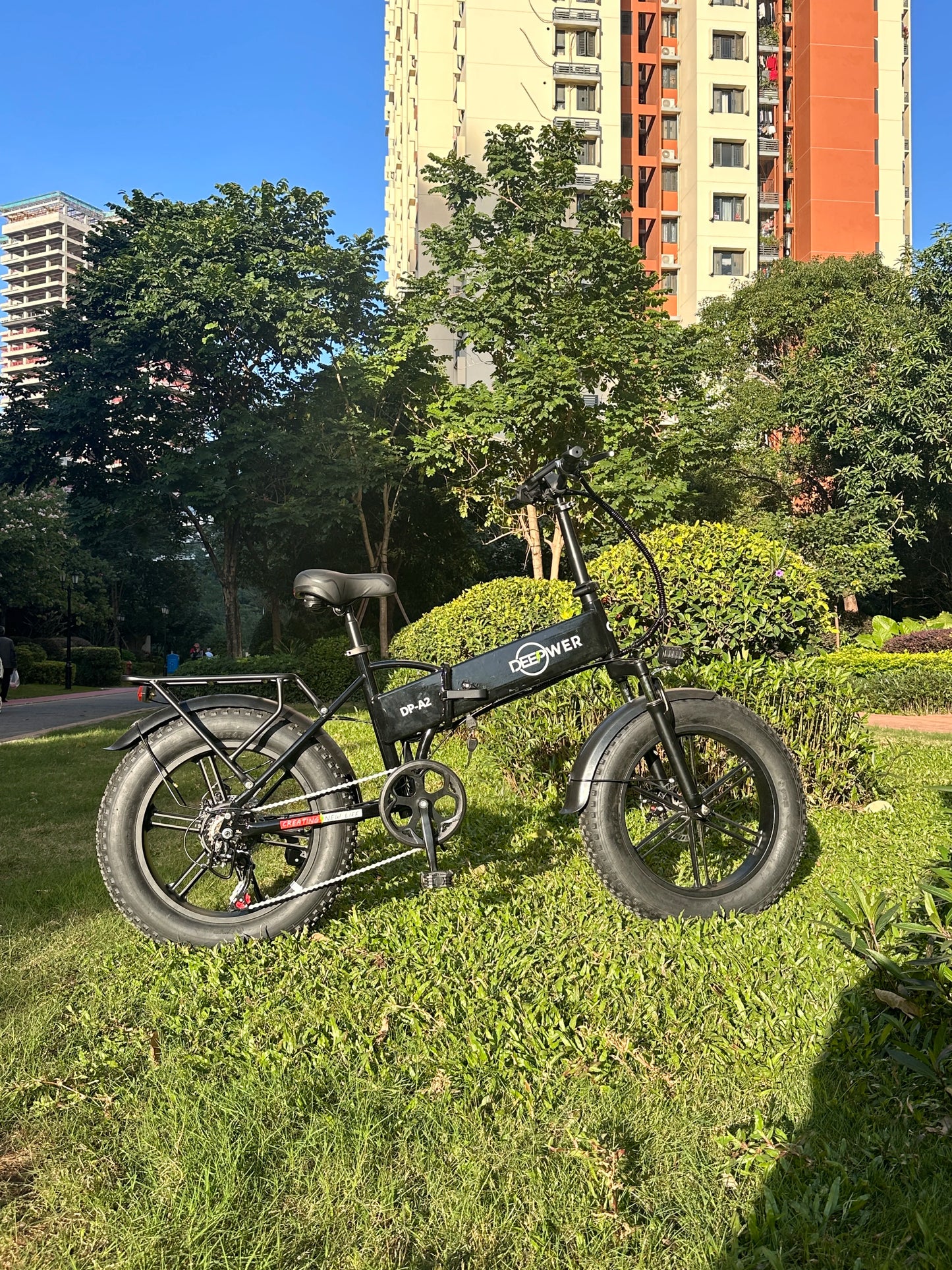 IDOTATA A2 Folding Electric Bike – 750W, 48V, 20” Fat Tire