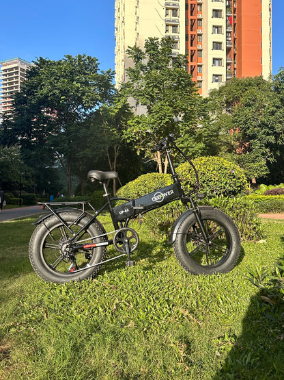 IDOTATA A2 Folding Electric Bike – 750W, 48V, 20” Fat Tire
