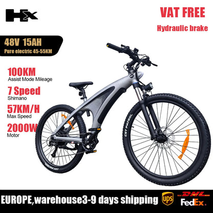 2000W Electric Mountain Bike – 57KM/H
