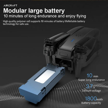 E99Pro 4K Dual-Camera Foldable Drone with WiFi FPV