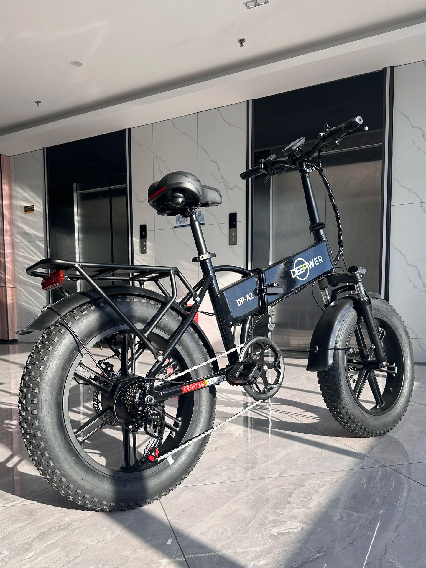 IDOTATA A2 Folding Electric Bike – 750W, 48V, 20” Fat Tire