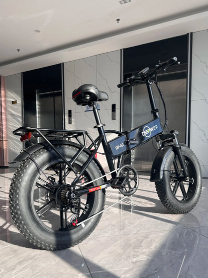IDOTATA A2 Folding Electric Bike – 750W, 48V, 20” Fat Tire