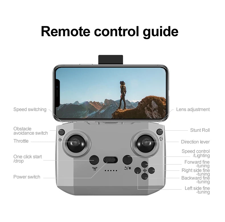 GT3 Mini Drone with 8K Camera & Optical Flow – Beginner Friendly