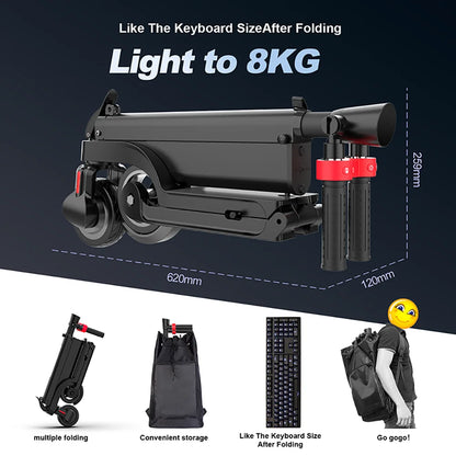 HX X6 Foldable Electric Scooter 350W – 25km/h, 5.5” Wheel