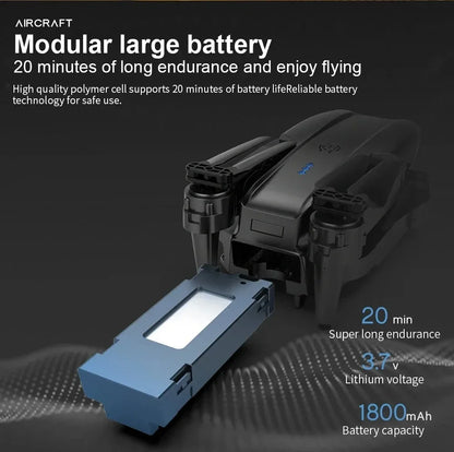 E99Pro 4K Dual-Camera Foldable Drone with WiFi FPV