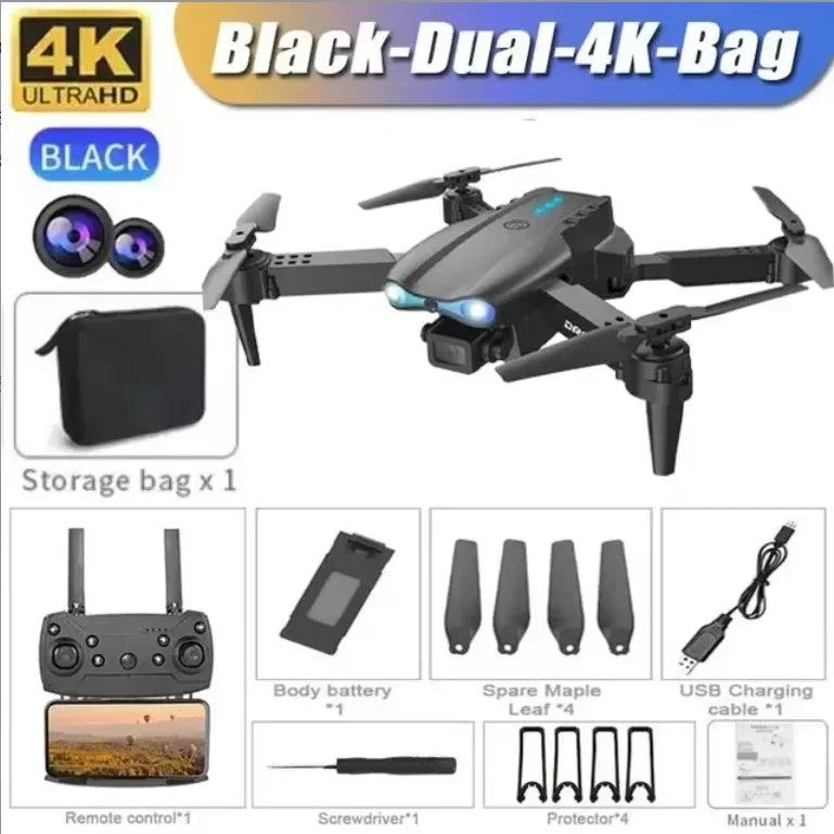 E99Pro 4K Dual-Camera Foldable Drone with WiFi FPV